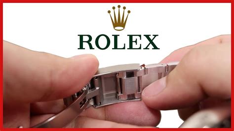 take off rolex bracelet|how to open rolex clasp.